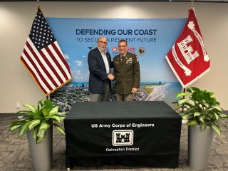 USACE and GCPD Sign Design Agreement for the Coastal Texas Project 01